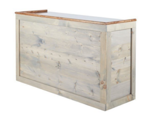 Barn Wood Bar (6' X 42" X 24") rental New York, NY