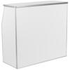 Folding White Laminate Bar w/ Aluminum Trim rental in New York, NY