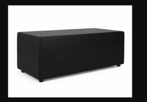 Black Leather Bench rental Miami-Ft. Lauderdale, FL