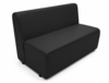 Black Leather Miami Loveseat rental in Miami-Ft. Lauderdale, FL