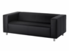 Black Leather Sofa Miami with Arms rental in Miami-Ft. Lauderdale, FL