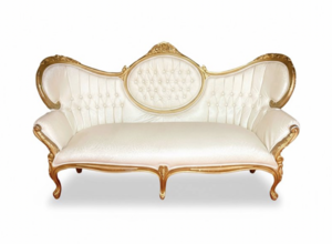 Victoria Antique Sofá (Gold sides) rental Miami-Ft. Lauderdale, FL