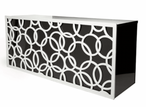 Silver & Black Reflection Bar (6 ft.) rental Miami-Ft. Lauderdale, FL