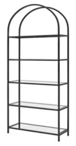 Bar Back Shelf, Black Arch rental Houston, TX