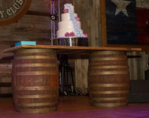 Barrel Bar/Table - 6' rental Houston, TX