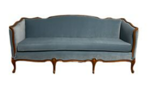 Bella Blue Sofa rental Houston, TX