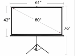 Projection Screen (Front Projection) rental Miami-Ft. Lauderdale, FL