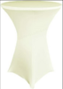 32in Cocktail Table Stretch Linen (Ivory) rental in Salt Lake City, UT