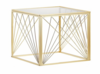 Gold String End table (Glass) rental in Miami-Ft. Lauderdale, FL