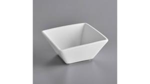 White Slant Square Bowl 5.5" - 18 Oz rental New York, NY