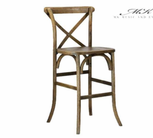 Cross-Back Barstool (Walnut) rental Miami-Ft. Lauderdale, FL