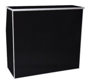 Black Formica Bar - 4' rental Houston, TX