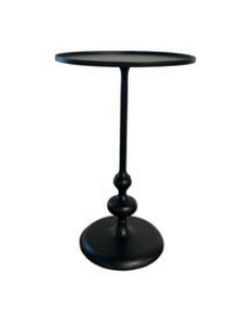 Black Tulip Side Table rental Houston, TX