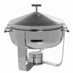 Hammered Chafing Dish Round 6 Qt. rental New York, NY