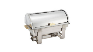 Roll Top Rectangle Gold Trim 8 Qt. rental New York, NY