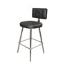 Black Button-Tufted Bar Stool rental in Chicago, IL