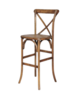 Cross-Back Weathered Bar stool rental in Chicago, IL