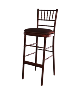 Fruitwood Chiavari Bar stool rental Chicago, IL