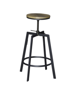 Rustic Industrial Swivel Bar Stool rental Chicago, IL