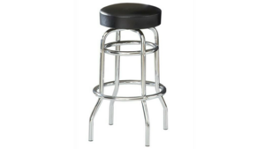 Barstool Chrome Black Cushion rental New York, NY
