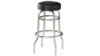 Barstool Chrome Black Cushion rental in New York, NY