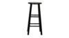 Barstool Wood Backless Black rental in New York, NY