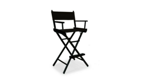 Black Directors Chair Tall rental New York, NY