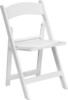 Folding Kids White Resin Chair rental in New York, NY