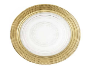 Charger Plate Arabia Gold (Glass) rental Miami-Ft. Lauderdale, FL