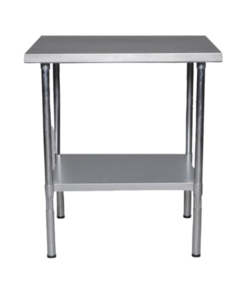 Stainless Table with Shelf rental Chicago, IL