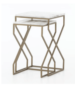 Finch nesting end tables set rental Chicago, IL
