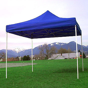 Blue Pop Up Tent rental Austin, TX