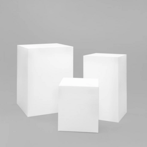 White Pedestals (Rectangular) rental Miami-Ft. Lauderdale, FL