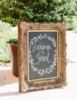 Bronze Chalkboard Frame rental in Houston, TX