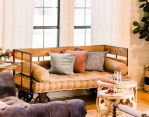 Caleb Industrial Sofa rental Houston, TX