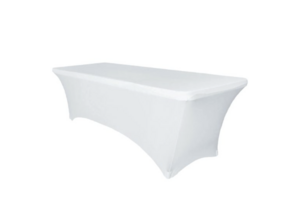 White Spandex (Rectangular) rental Miami-Ft. Lauderdale, FL