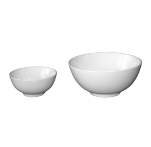 White Ceramic Bowls rental Dallas-Ft. Worth, TX