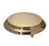 Rose Accent Round Gold Plated Cake Plateau rental in Dallas-Ft. Worth, TX