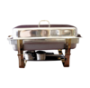 8qt Rectangular Chafer with Gold rental in Dallas-Ft. Worth, TX