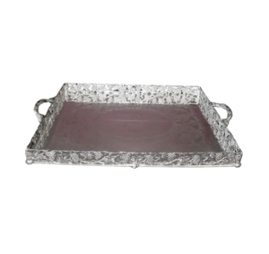 Rectangular Silver Plated with Handles rental Dallas-Ft. Worth, TX