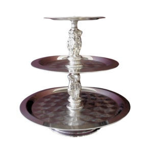 3 Tier Silver Serving Tray rental Dallas-Ft. Worth, TX