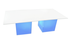 Royal Pedestal Table 8'  rental Chicago, IL