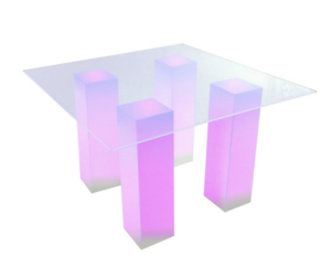 Square Pedestal Buffet Table 60" rental Chicago, IL