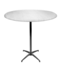 White Wood 42" Round Pedestal Table rental in Chicago, IL