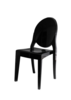 Black Armless Ghost chair rental in Chicago, IL