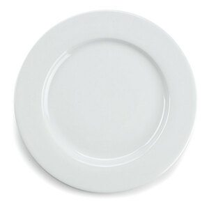 White Rim 8” Salad Plates – Set of 10 rental New York, NY