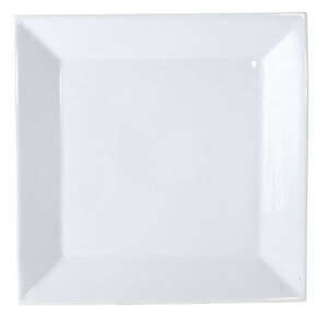 White Square 10” Dinner Plates – Set of 10 rental New York, NY