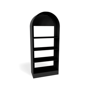 Arch Black Bar Back - Black Shelves rental New York, NY