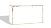 Avenue Polished Gold - White Bar 6' rental in New York, NY