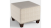 Brown Pattern Ottoman 19" W rental in New York, NY